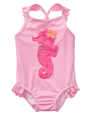 gymboree unicorn swimsuit